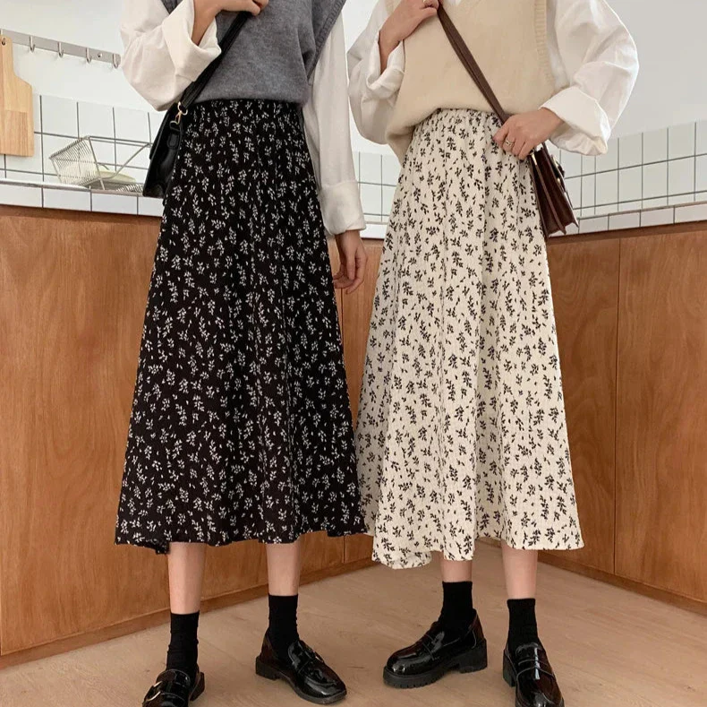 Adira A Line Bloom Midi Skirt - Image 11