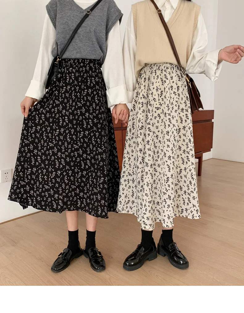 Adira A Line Bloom Midi Skirt - Image 12