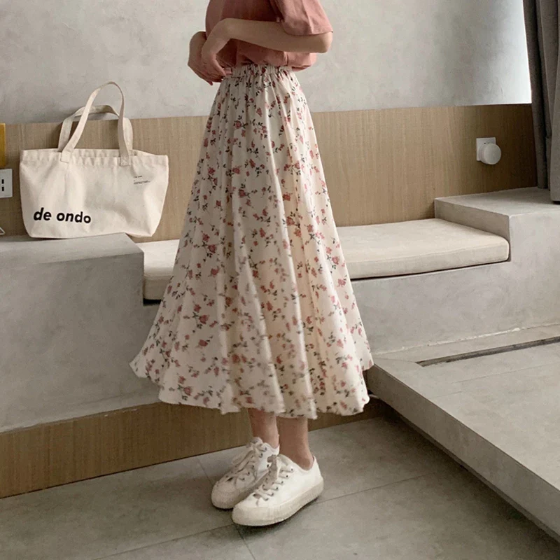 Adira A Line Bloom Midi Skirt - Image 2
