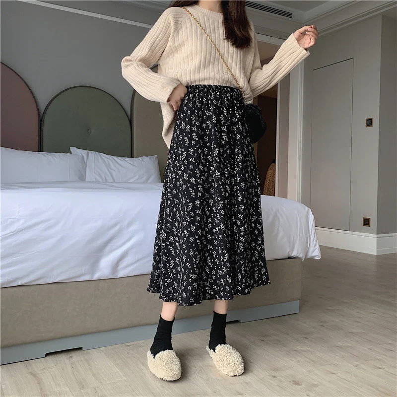 Adira A Line Bloom Midi Skirt - Image 3
