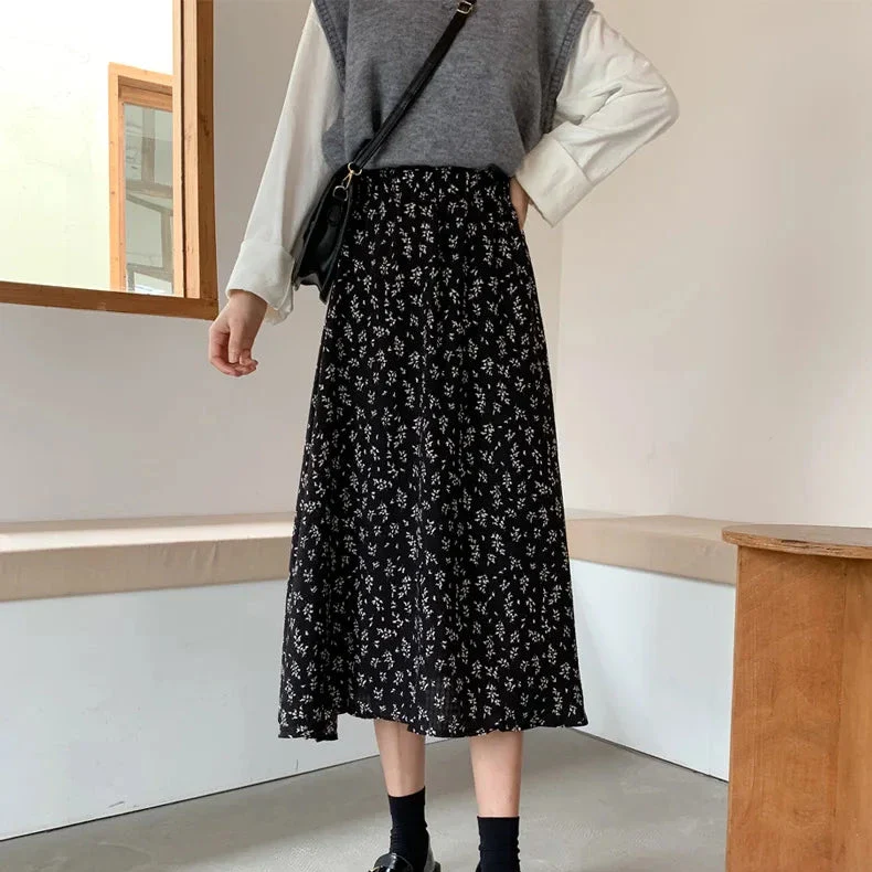 Adira A Line Bloom Midi Skirt - Image 4