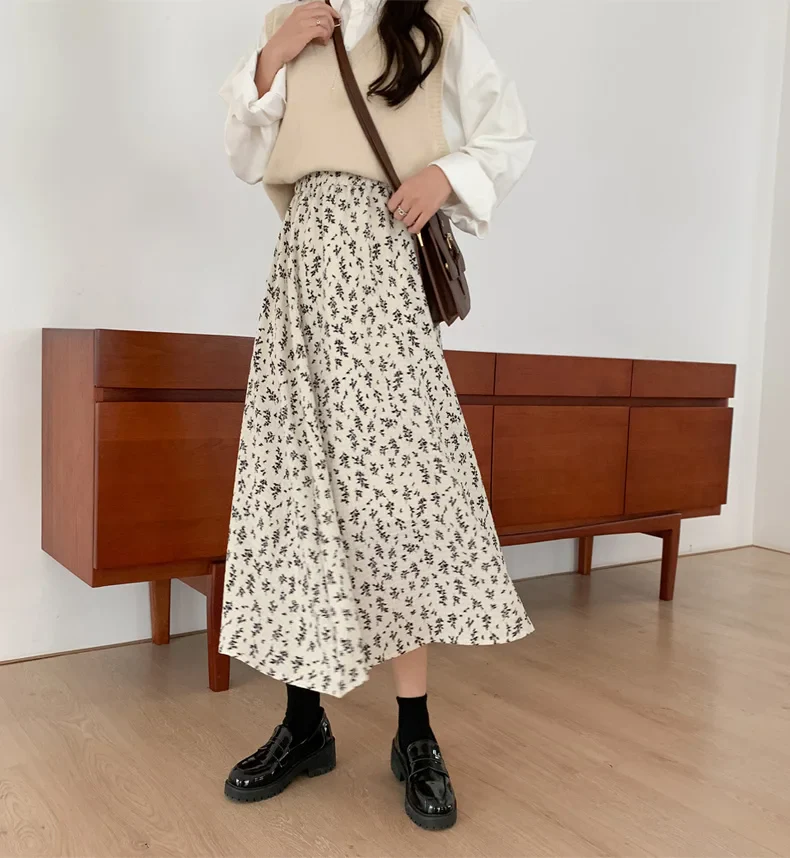 Adira A Line Bloom Midi Skirt - Image 6