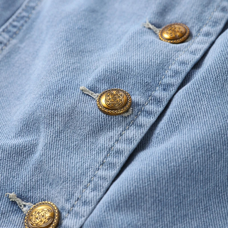 Adryana Denim Waistcoat Set - Image 12