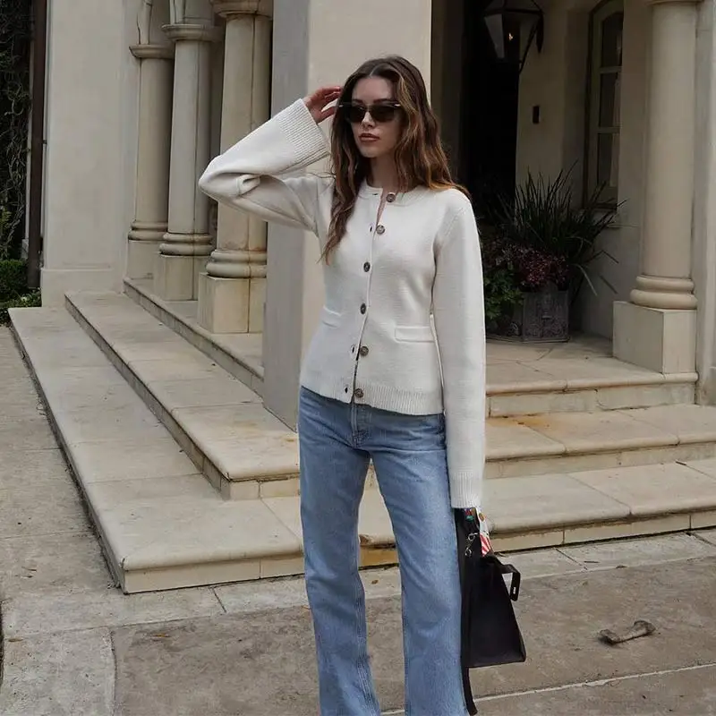Aella Round Neck Pocket Coat - Image 2