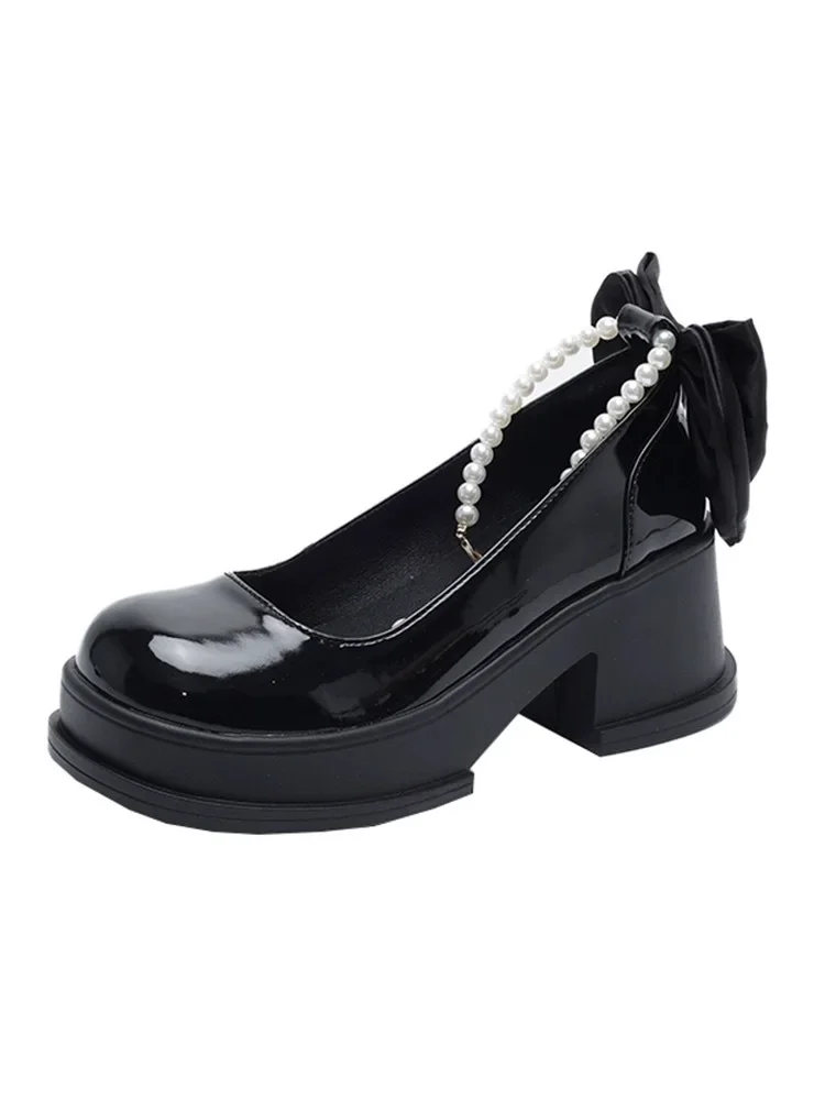 Aleeya Pearl Chain Platform Shoes - Image 6