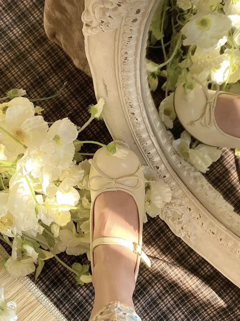 Amaia Bowtie Ballet Shoes - Image 12