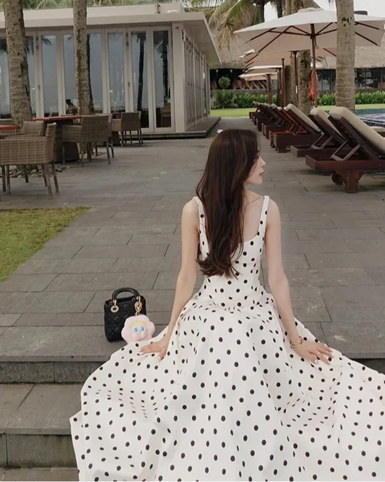 Amora Polka Dots Midi Dress - Image 10
