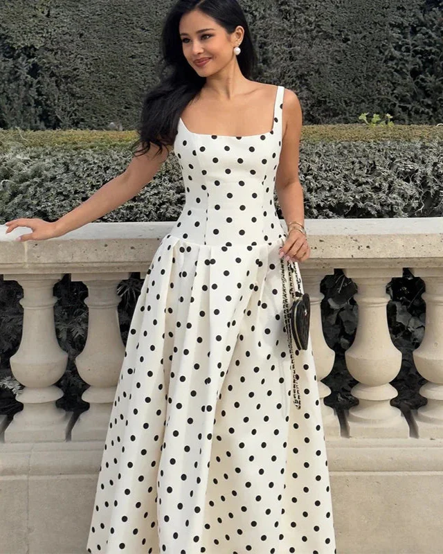 Amora Polka Dots Midi Dress - Image 16