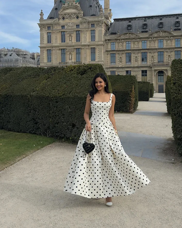 Amora Polka Dots Midi Dress - Image 6