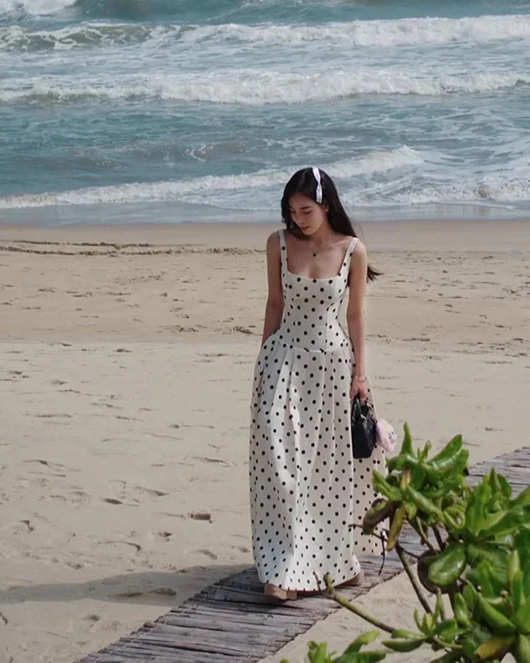 Amora Polka Dots Midi Dress - Image 9