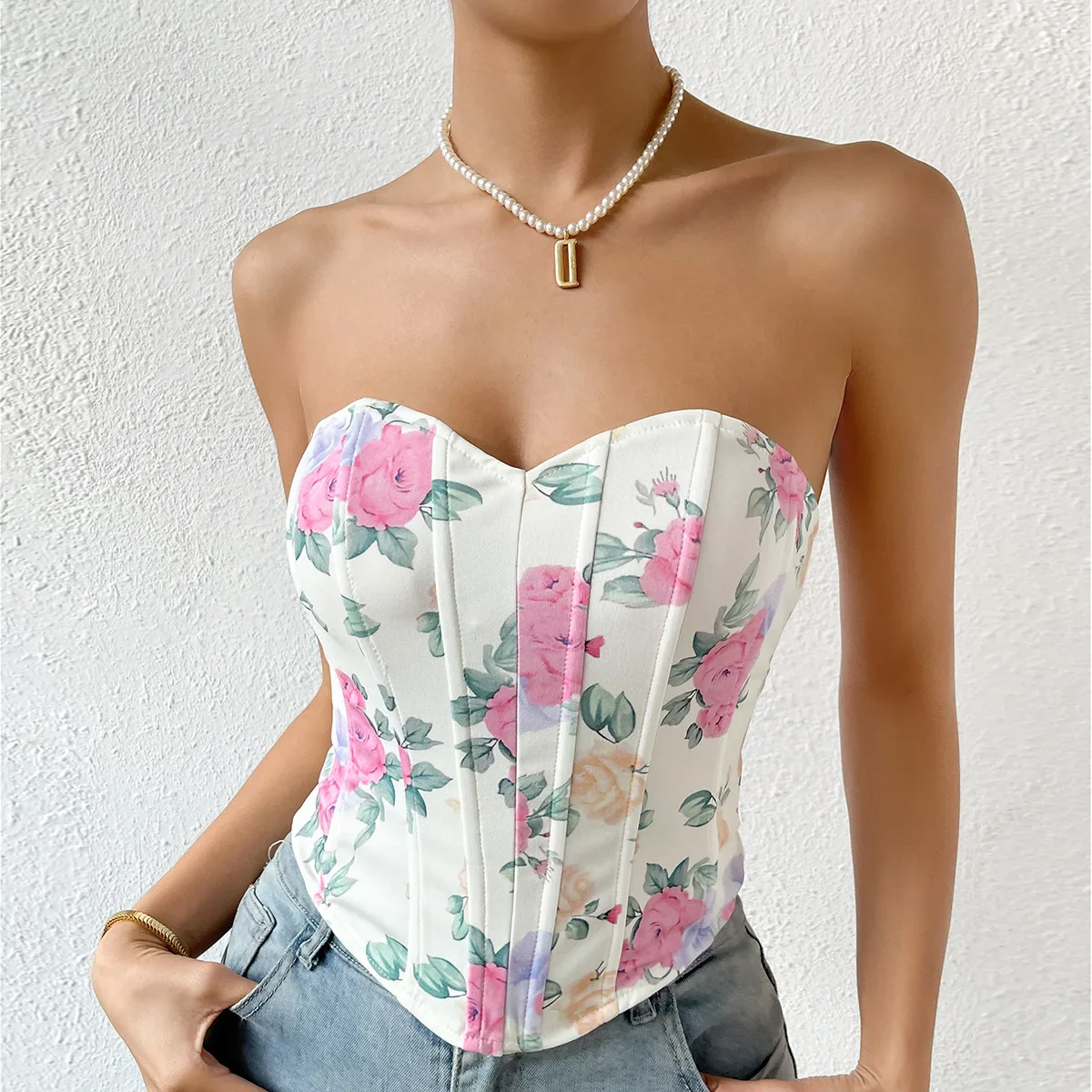 Analisa Floral Corset Top - Image 2