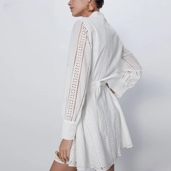 Ansel Lace Mini Dress - Image 3