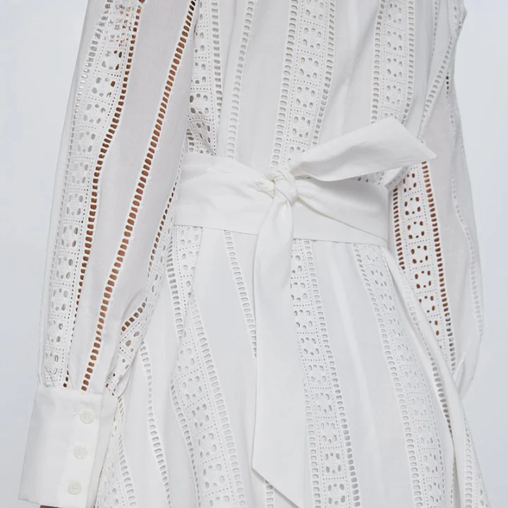Ansel Lace Mini Dress - Image 4