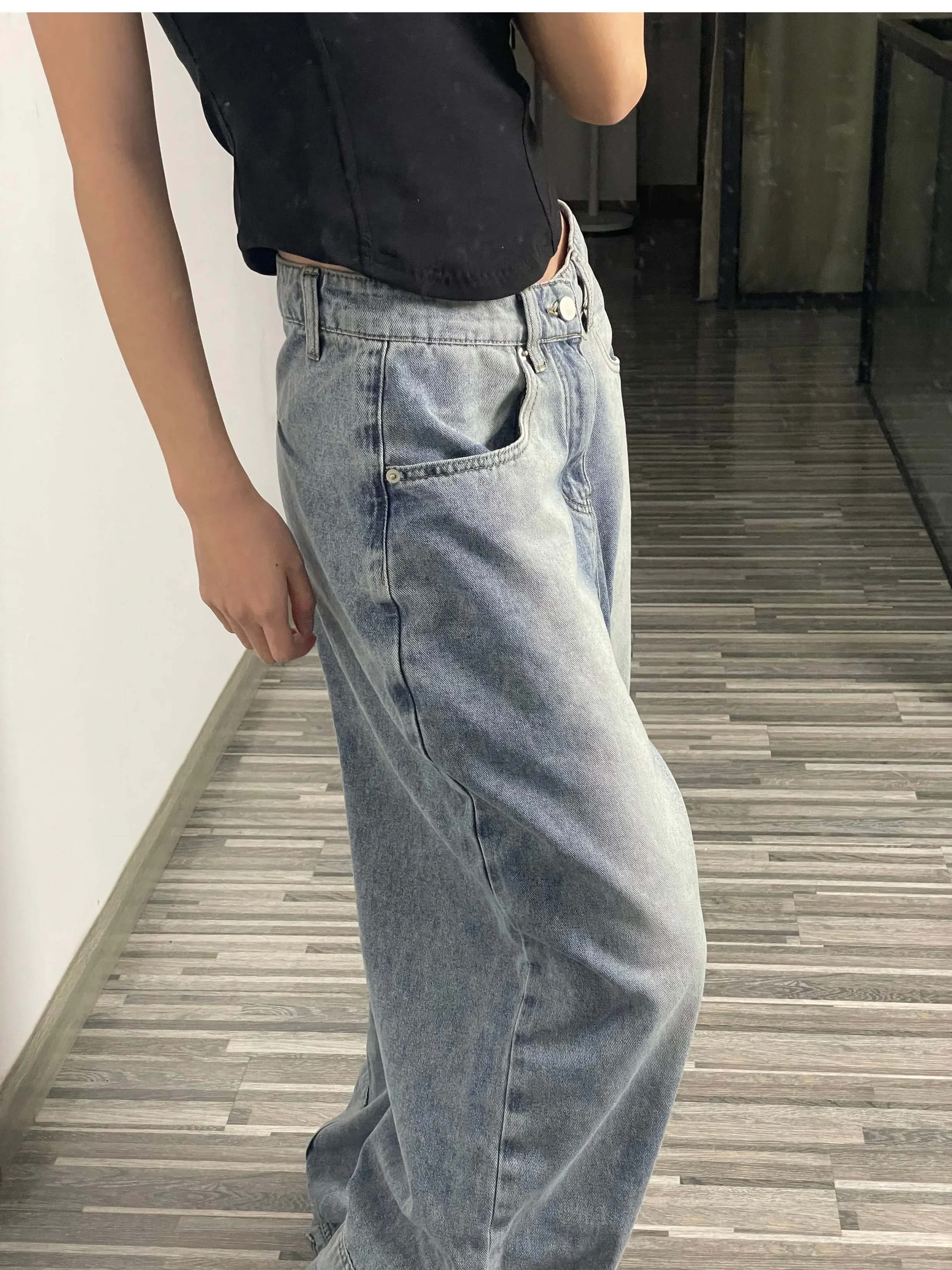 Ayana High Waisted Baggy Jeans - Image 10