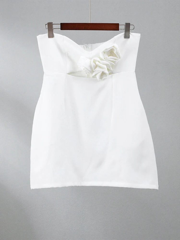 Back Again Strapless Mini Dress - Image 4
