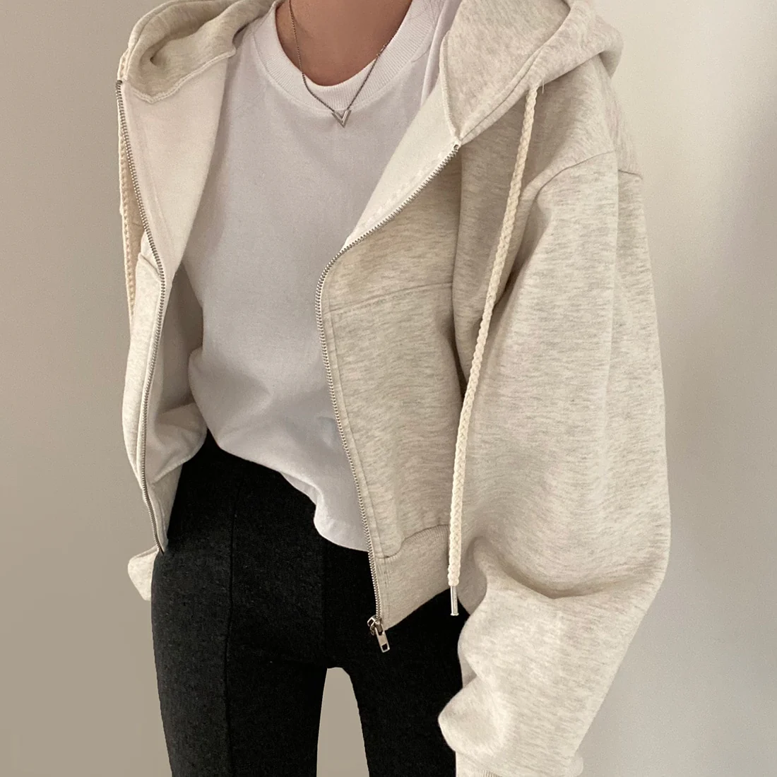 Bare Midriff Hoodie - Image 2