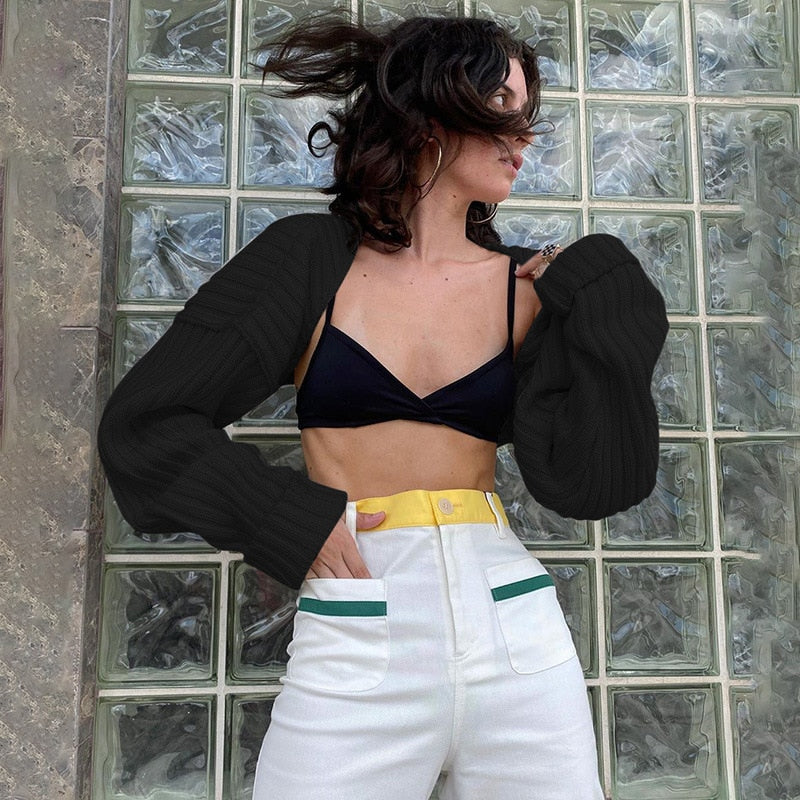 Barely There Cropped Cardi - Image 22