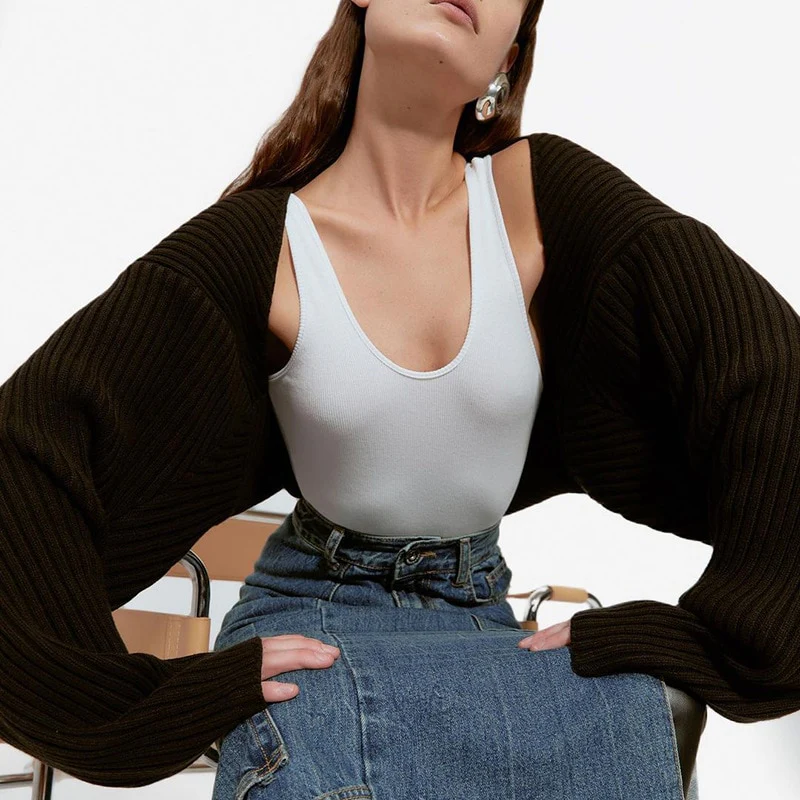 Barely There Cropped Cardi - Image 24