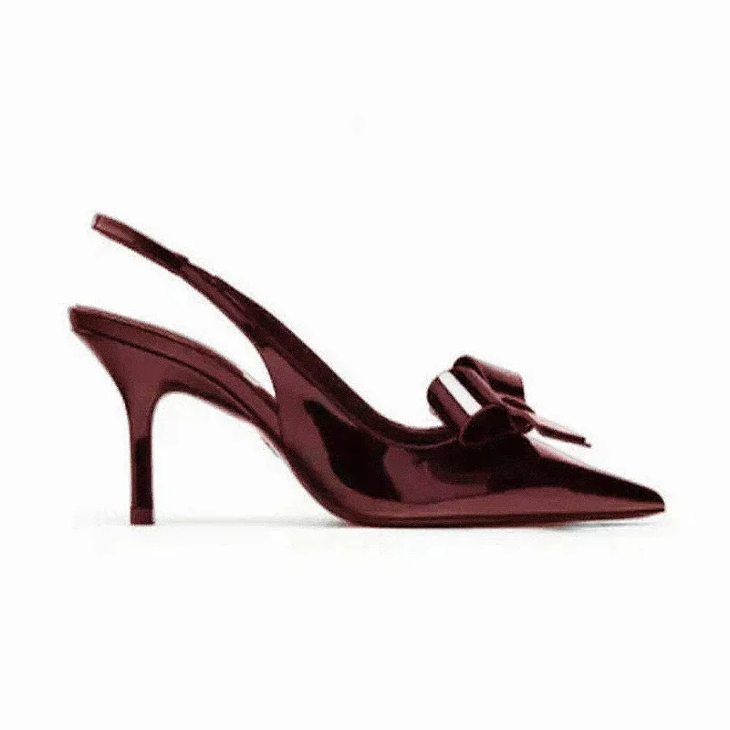 Beck Butterfly Knot High Heels - Image 8