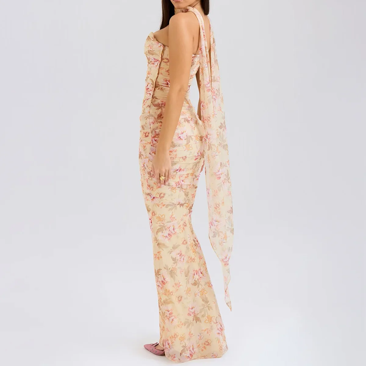 Bellamy Strapless Set With Scarf - Image 12