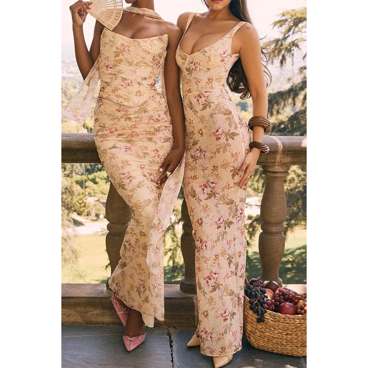 Bellamy Strapless Set With Scarf - Image 14