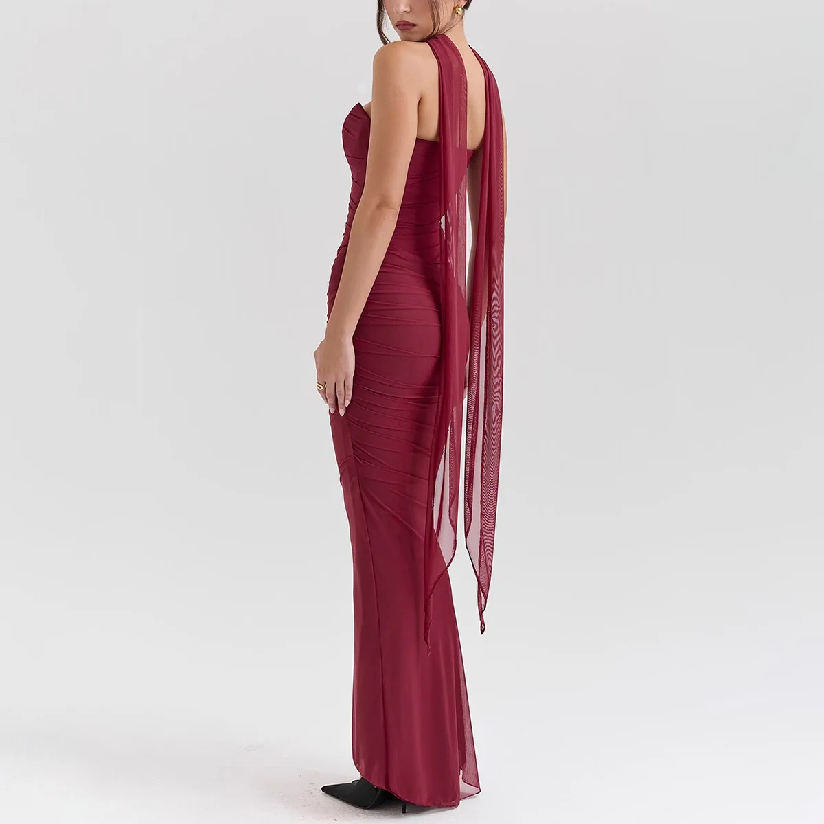 Bellamy Strapless Set With Scarf - Image 8