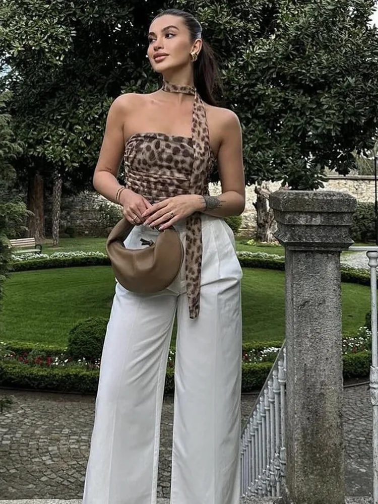 Big Cat Bandeau Off Shoulder Top - Image 3