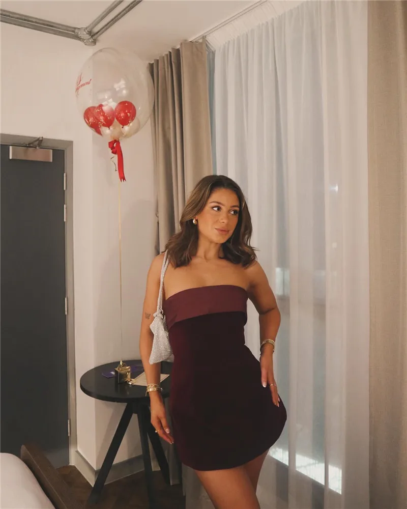 Blind Date Strapless Mini Dress - Image 15
