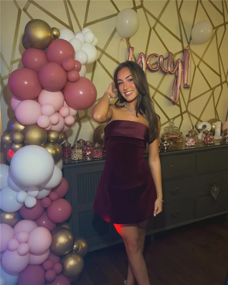 Blind Date Strapless Mini Dress - Image 21