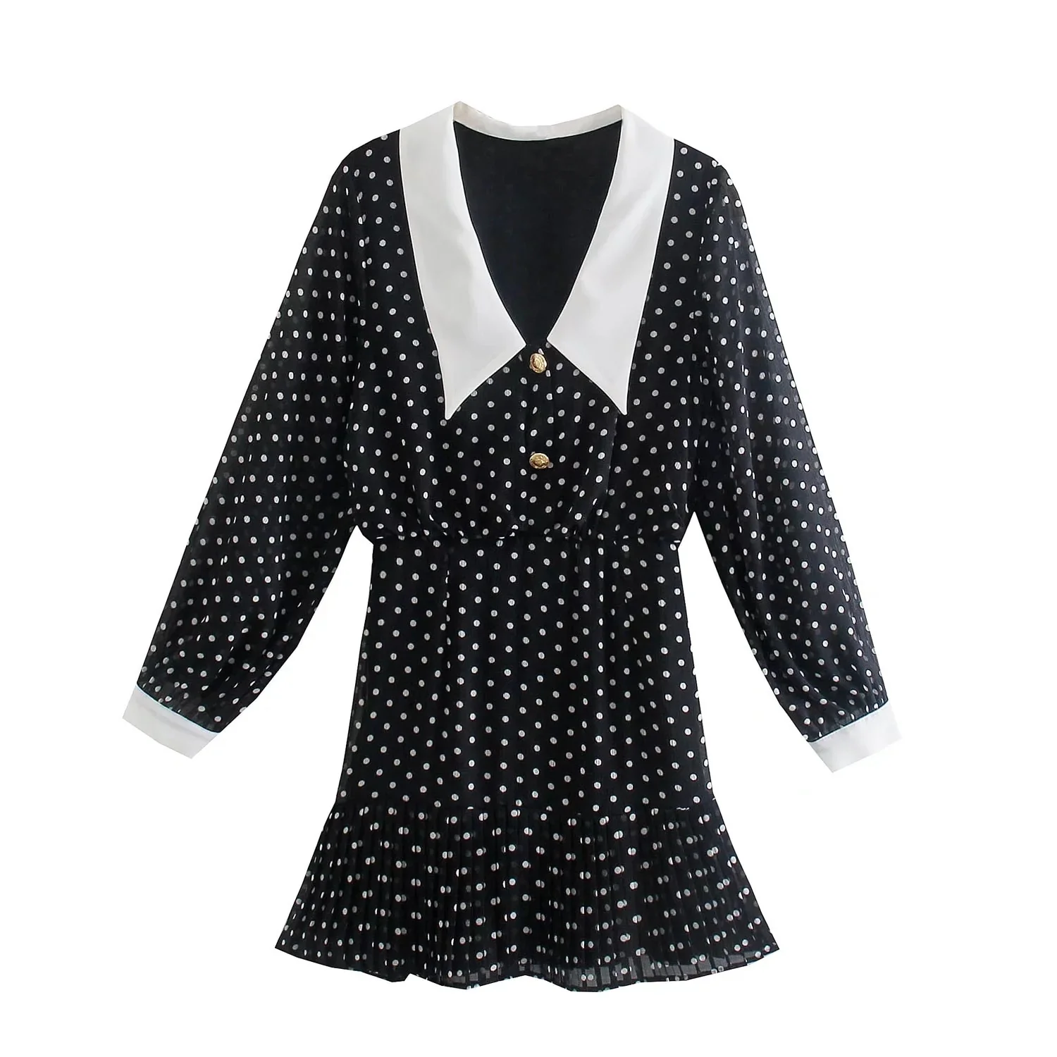 Bliss Vintage Polka Dot Dress - Image 7