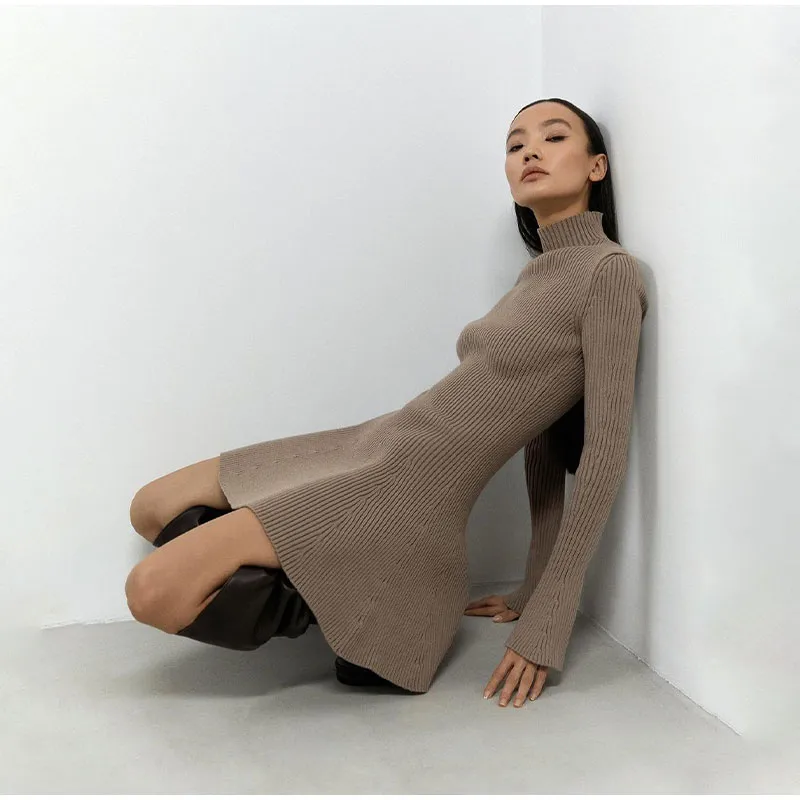Blissful Bulwark A-Line Sweater Dress - Image 7