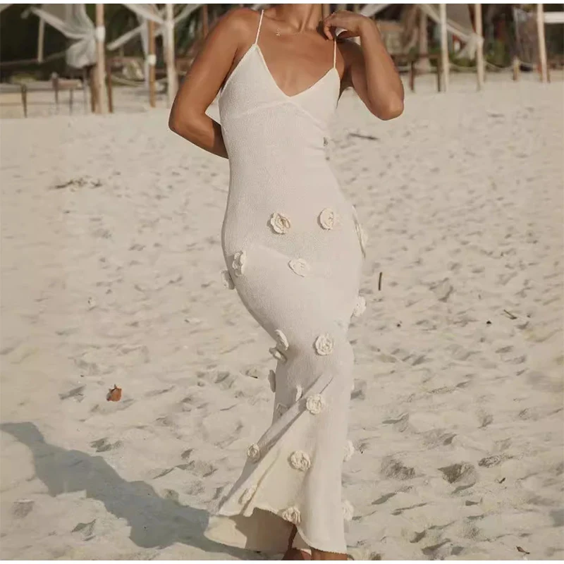 Bloom & Bare Backless Sheer Dress - Image 14