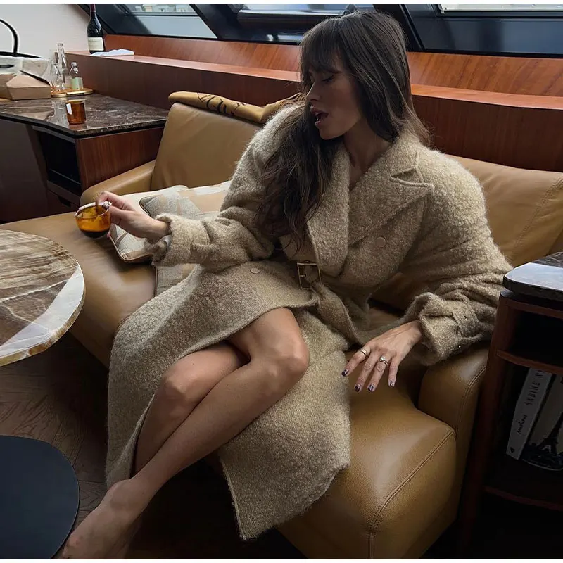 Blossom Breeze Apricot Coat - Image 4