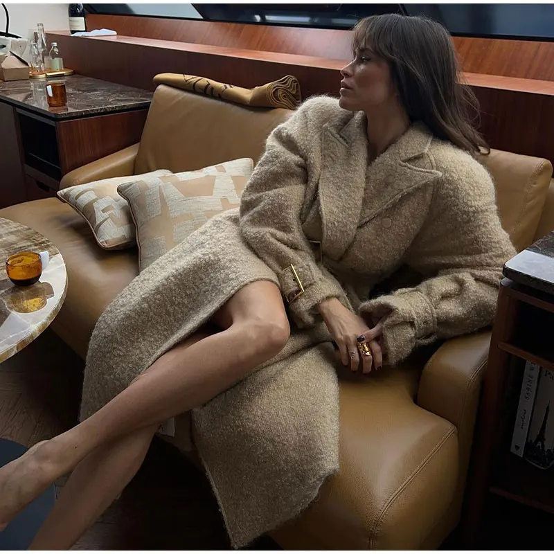 Blossom Breeze Apricot Coat - Image 5