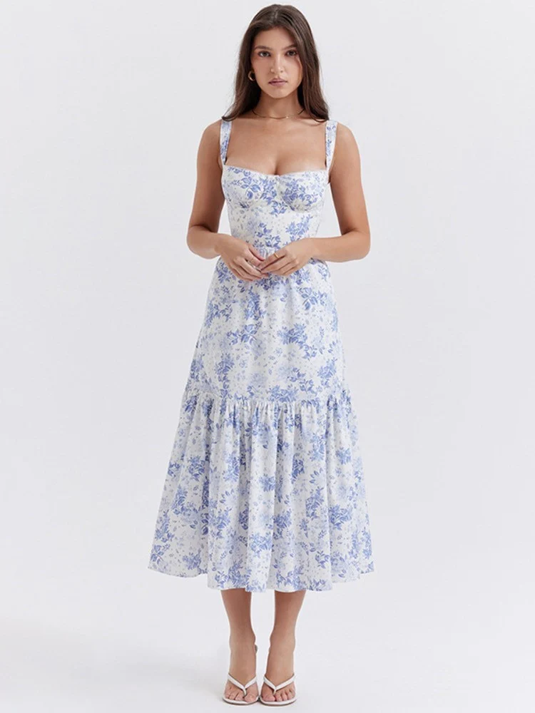 Bluebell Elegance Floral Dress - Image 2