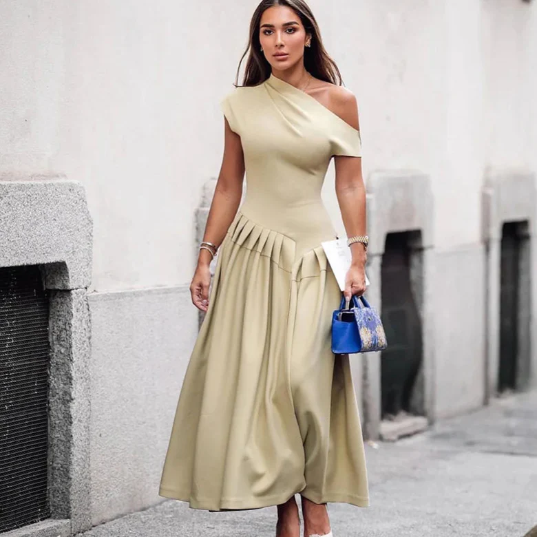 Book Smart Pleated Midi Dress - Image 8