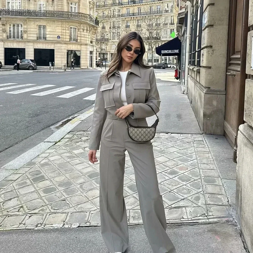 Boss Lady Wide Leg Pants Set - Image 3