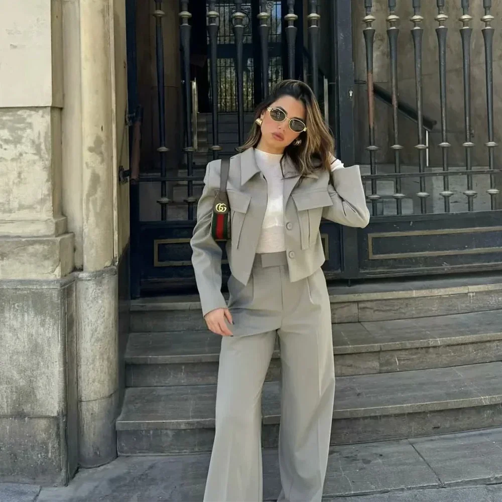 Boss Lady Wide Leg Pants Set - Image 5