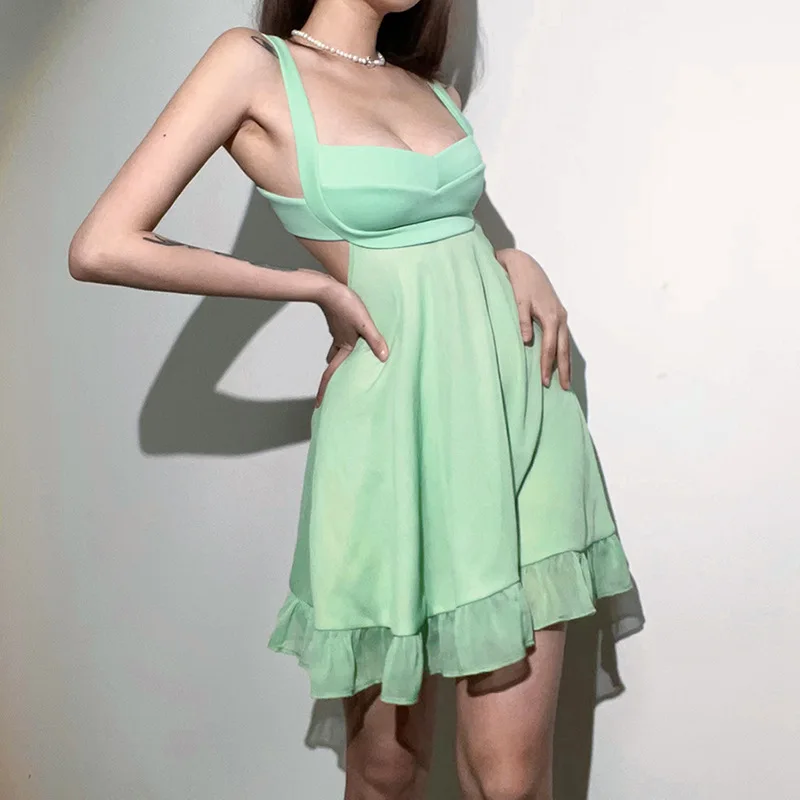Botanical Bliss Ruffle Dress - Image 5