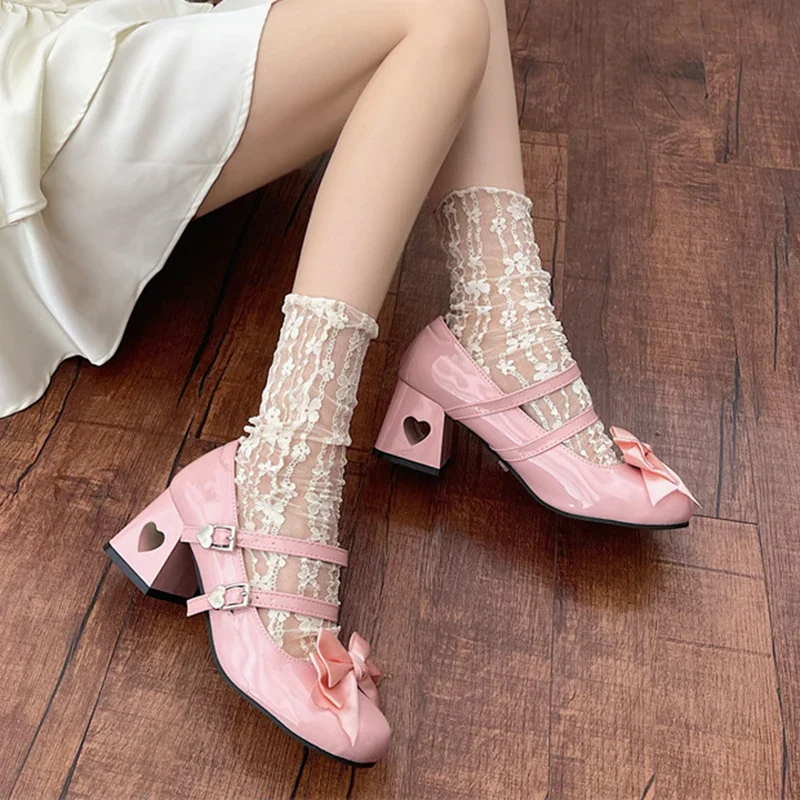 Bowstrapped Dream Ankle Strap Pumps - Image 2