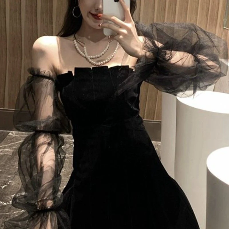 Braise Off Shoulder Mini Dress - Image 7
