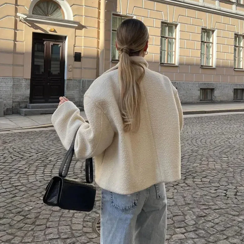 Brentley Cropped Woolen Jacket - Image 8