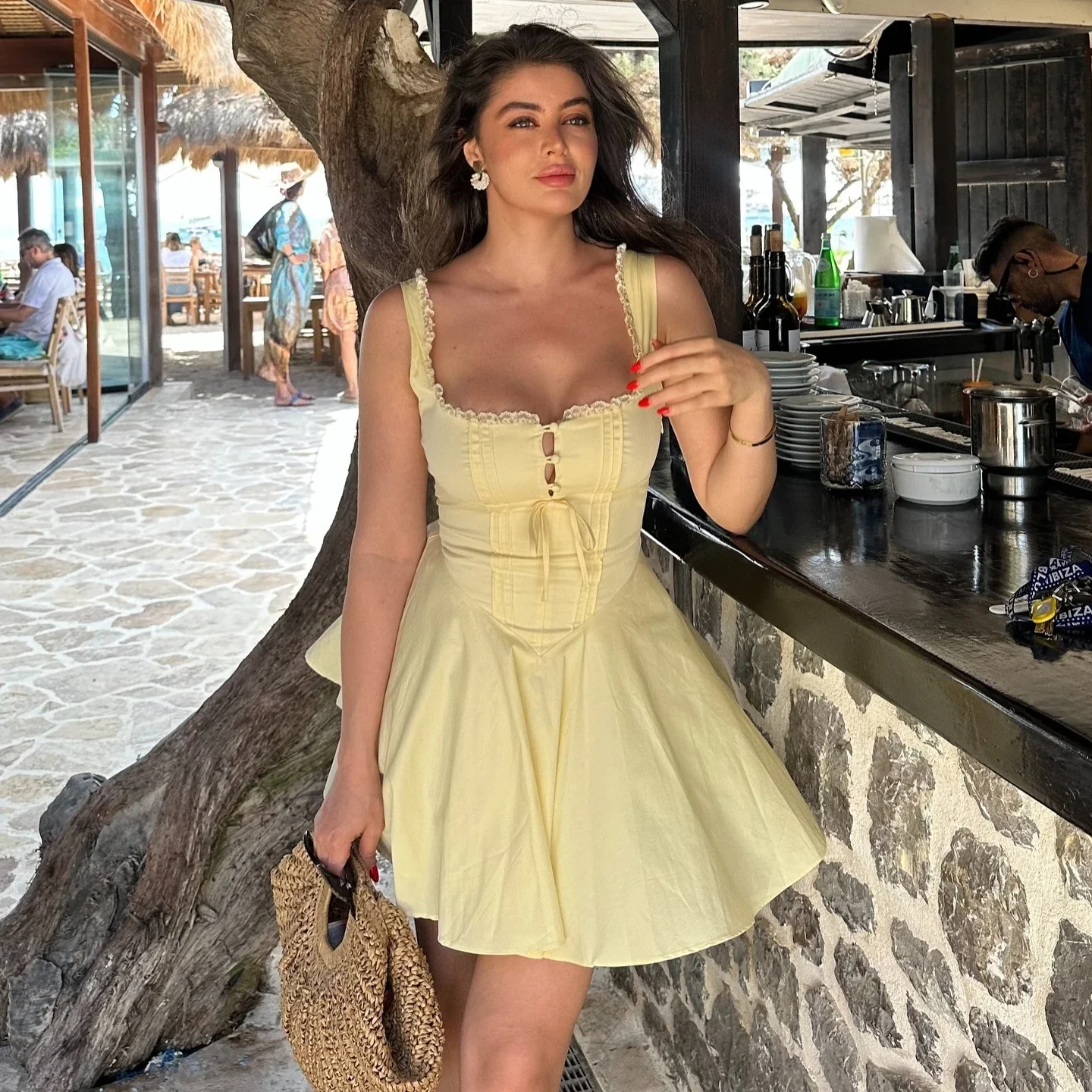 Briar A Line Mini Dress - Image 2