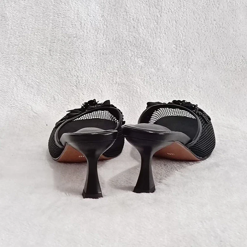 Bridget Mesh Heels - Image 8