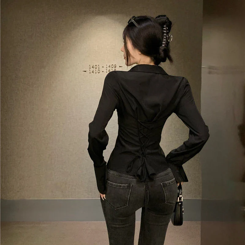 Brooke Bell Sleeves Bandage Shirt - Image 18