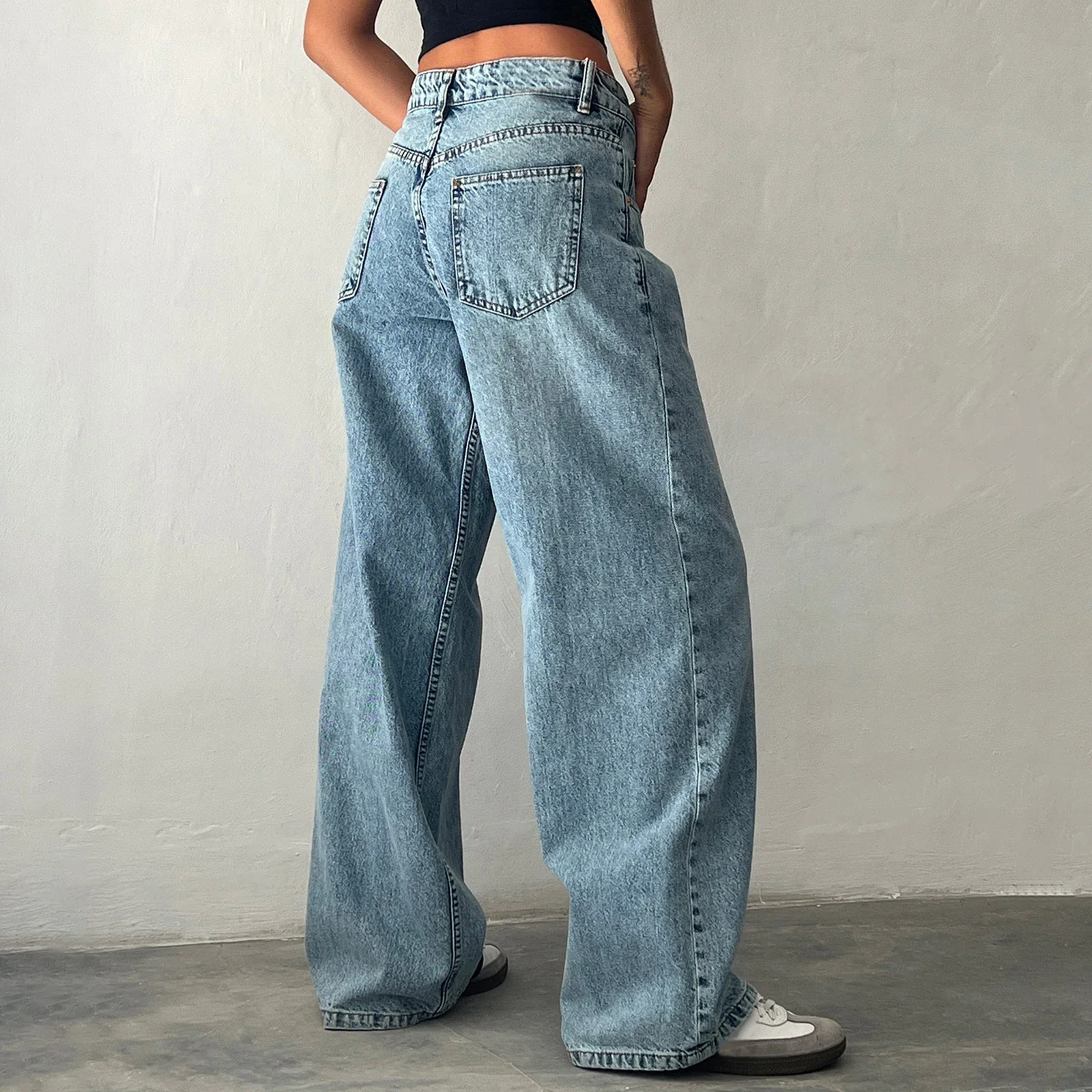 Camryn Low Rise Boyfriend Jeans - Image 2