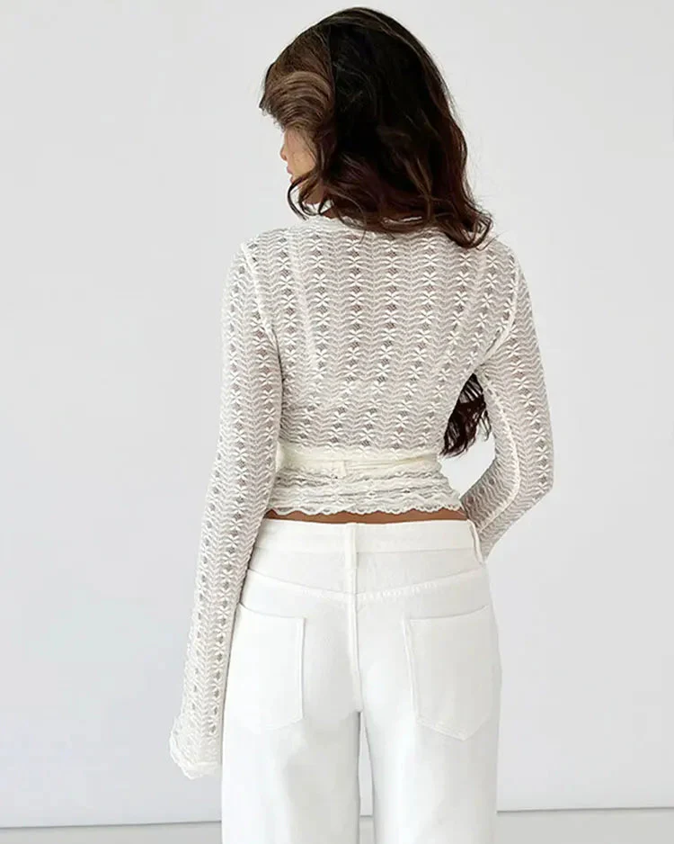 Carina Lace See Through Top - Image 6