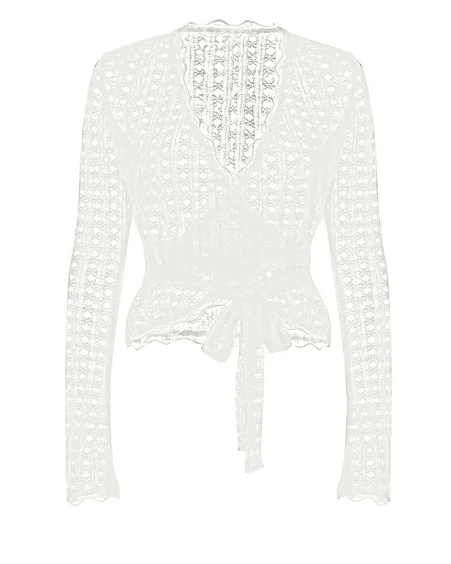 Carina Lace See Through Top - Image 8