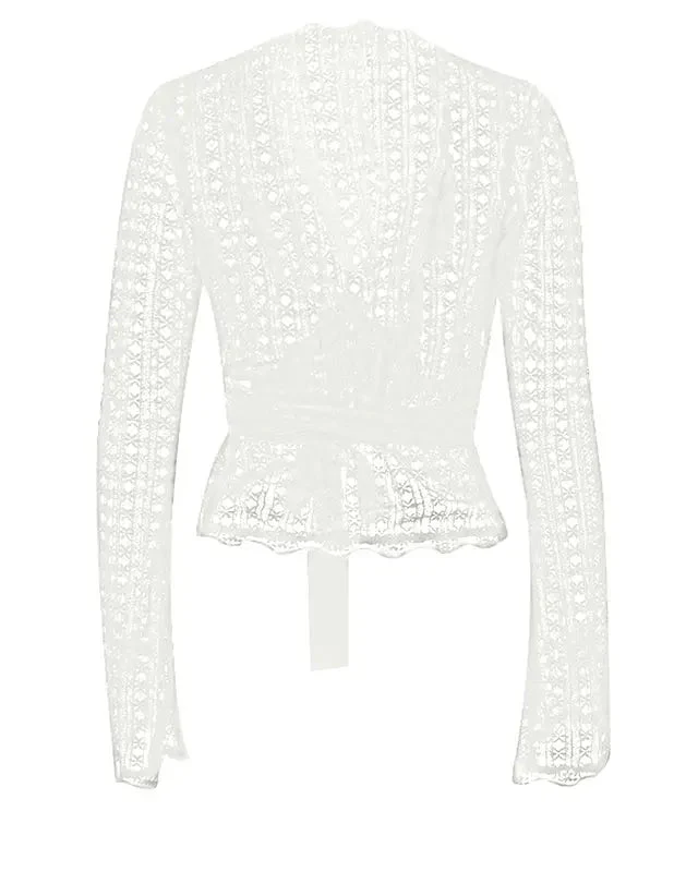Carina Lace See Through Top - Image 9