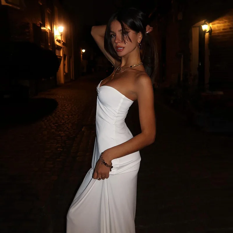 Caught My Eye Strapless Midi Dress - Image 7